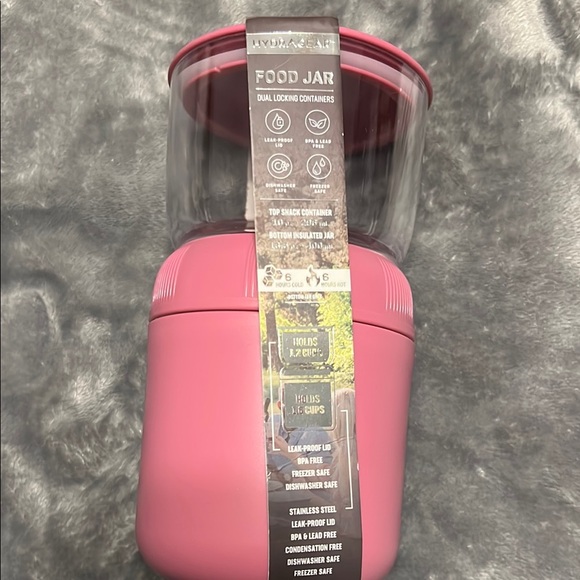 Pink Dual Locking Food Jar - Picture 1 of 3